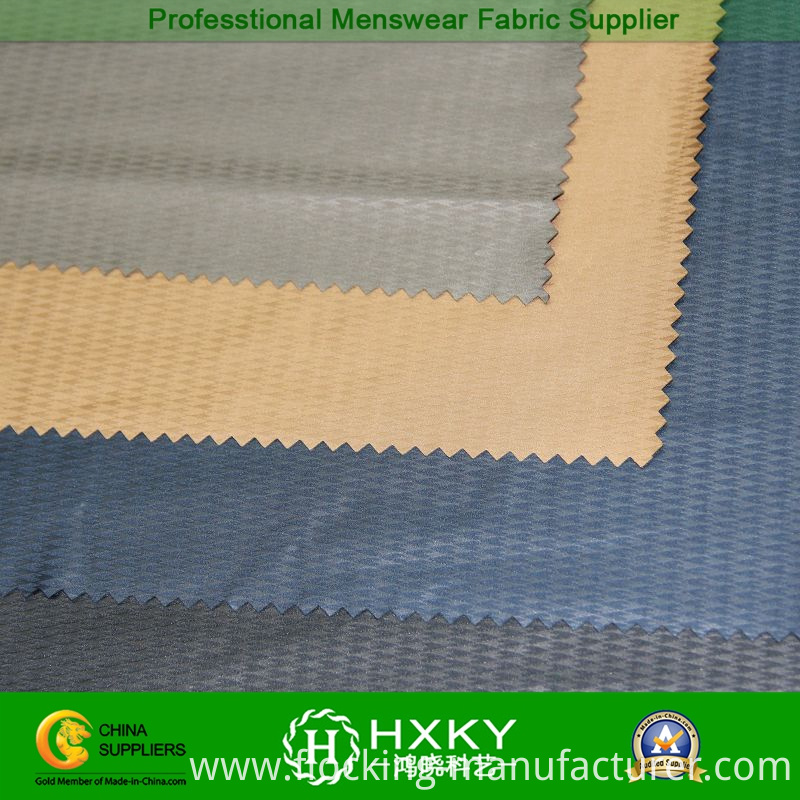 Rhombus Type with Gradient Embossed Polyester Taffeta Fabric